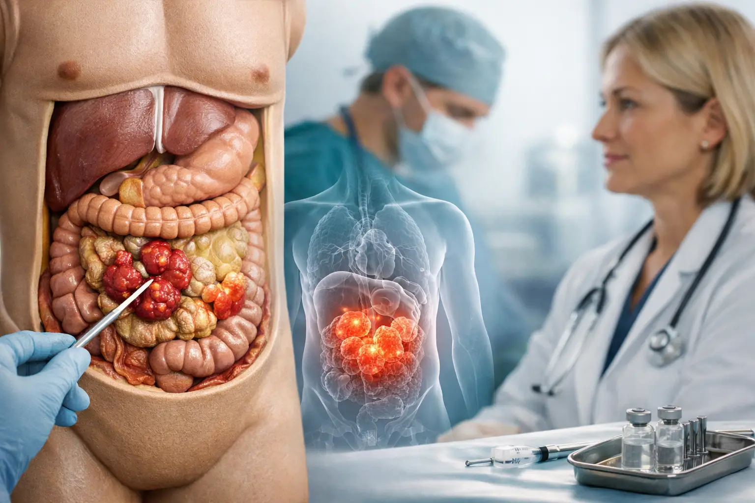Opções de tratamento para tumor peritoneal